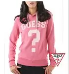 guess femmes veste mode 2012-2019U hoodie dehommesde rose